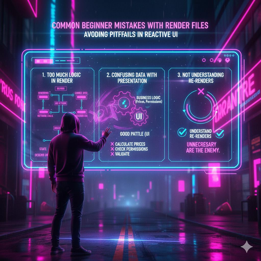 Common rendering mistakes
